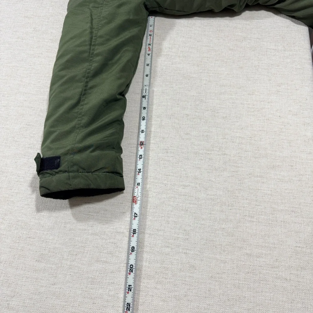 Old Navy Parka Boys L 10-12 Green Good Sherpa Lined Hooded Water-Resist Jacket